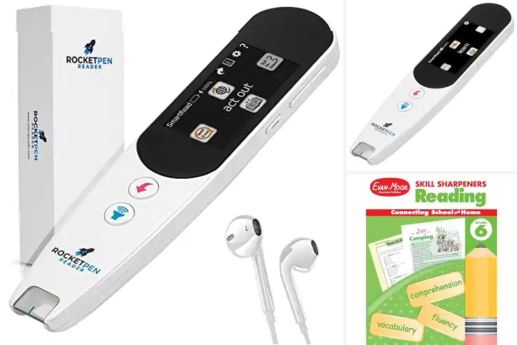Detailed view of Best 6In1 Reading Tutor: Rocket Pen Makes Reading Fun & Easy