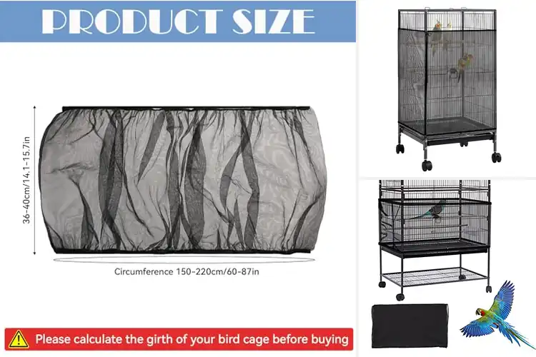 Detailed view of Best Adjustable Cage Covers