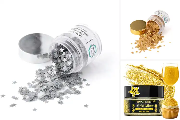 Detailed view of Best Allergen-Free Edible Glitters
