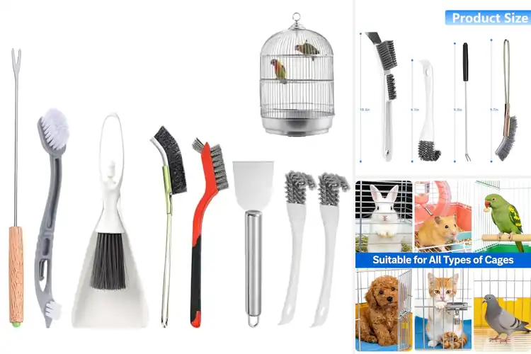 Detailed view of Best Bird Cage Maintenance Tools