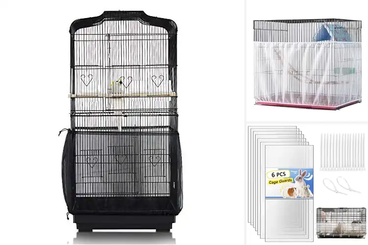 Detailed view of Best Birdcage Mess Preventers
