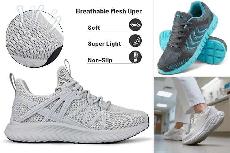 Detailed view of Best Breathable Mesh Upper Running Shoes For Women