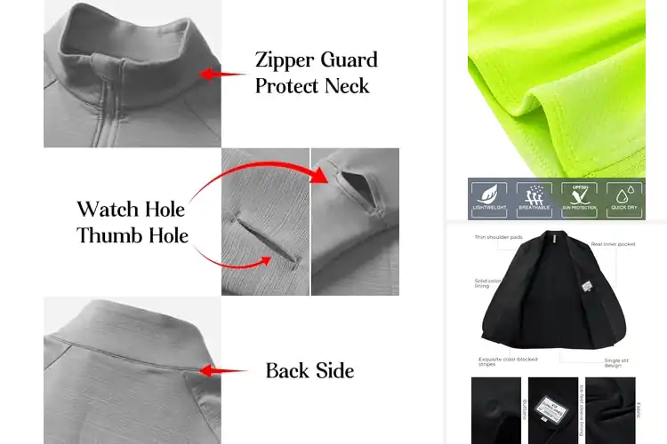 Detailed view of Best Breathable Sports Jackets: Stay Cool, Dry & Active