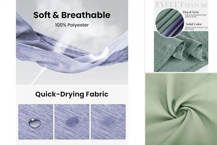 Detailed view of Best Breathable Tops: Stay Cool & Dry