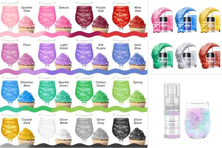 Detailed view of Best Edible Drink Shimmers: Sparkle Up Your Creations Safely