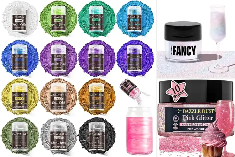 Detailed view of Best Edible Glitter For Drinks