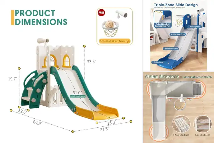 Detailed view of Best HDPE Toddler Slide Material: Safe & Fun Playtime