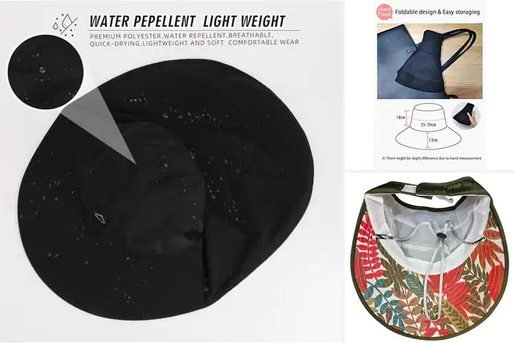 Detailed view of Best High End Material Sun Hat