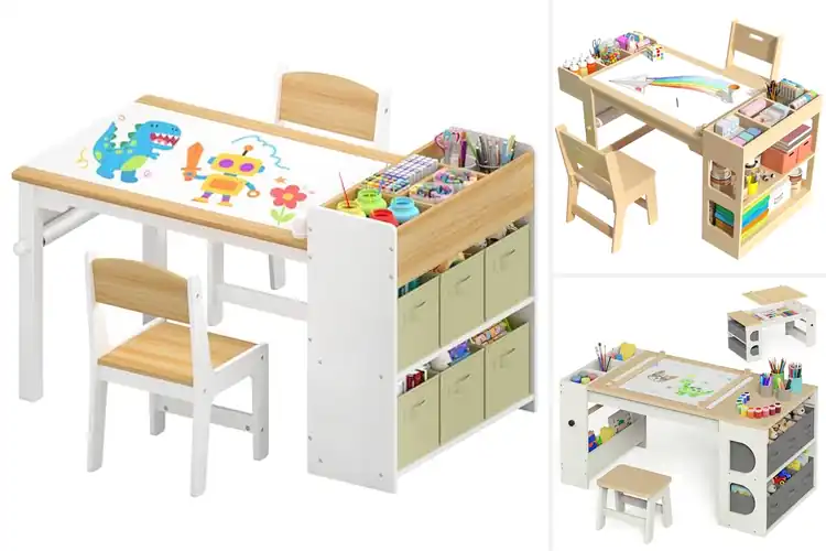 Detailed view of Best Kids Craft Tables : Spark Creativity & Fun