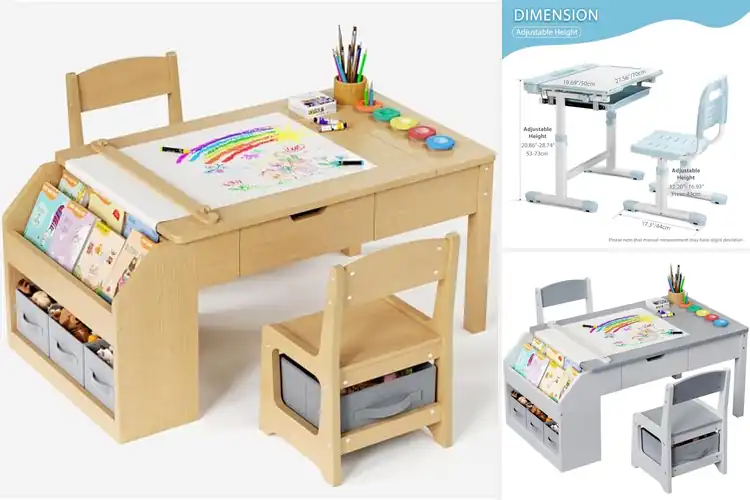 Detailed view of Best Kids Drawing Tables: Spark Creativity