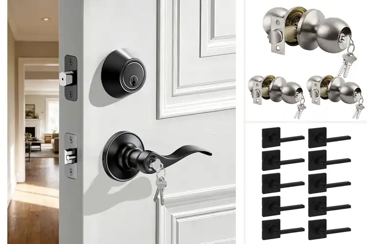 Detailed view of Best Metal Door Hardware Sets