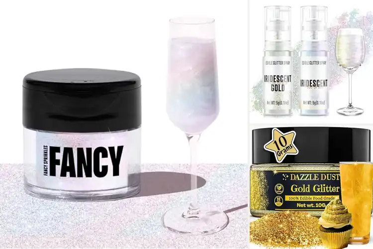 Detailed view of Best Party Beverage Sparkle Edible Glitter