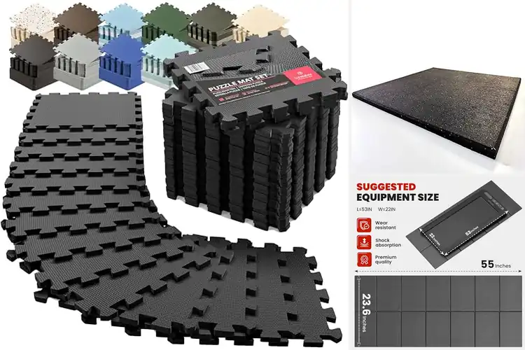 Detailed view of Best Shock-Absorbing Mats