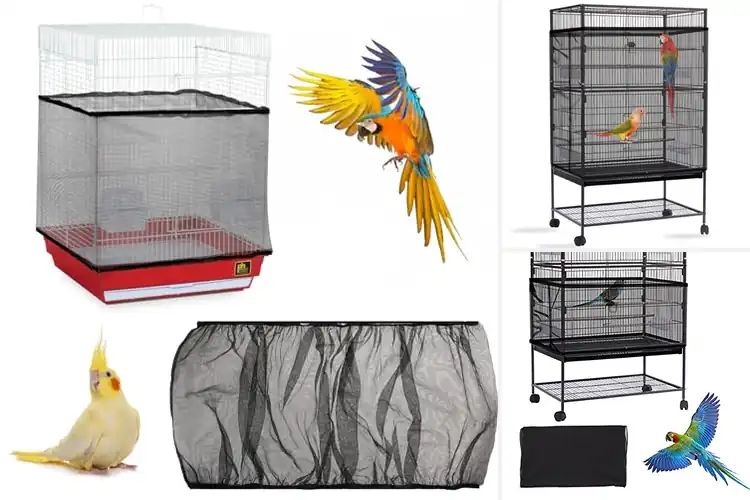 Detailed view of Best Sized Bird Cage Mesh Covers