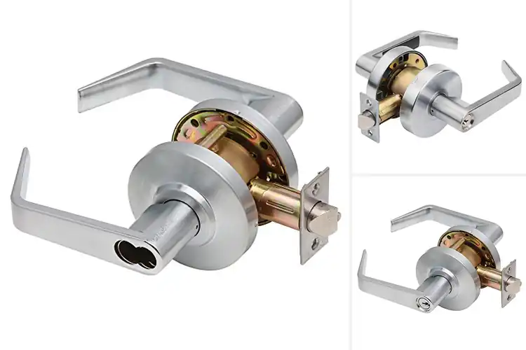 Detailed view of Best Storeroom Locks with Regular Trim