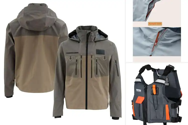 Detailed view of Best Waterproof Jackets For Kayaking