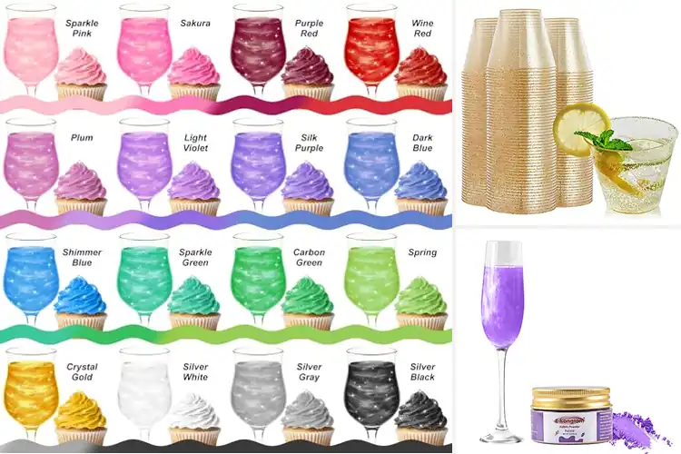 Detailed view of Best Wedding Drink Glitters: Sparkle Up Your Special Day